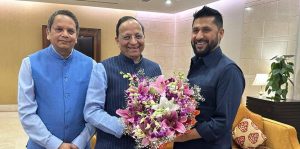रवि लामिछानेलाई दिल्ली विमानस्थलमा भाजपा नेतृत्वद्वारा स्वागत